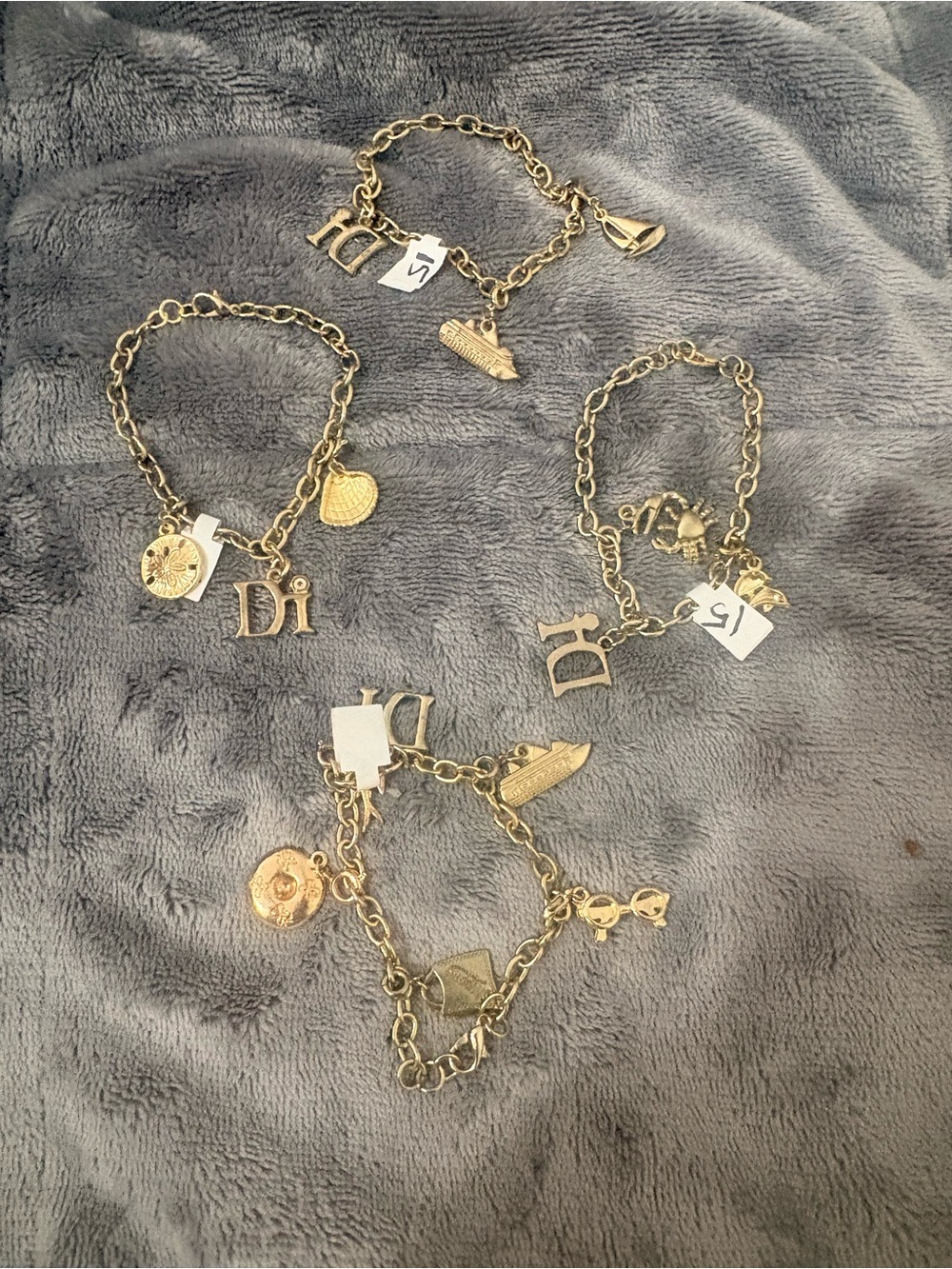 Gold-Tone Charm Bracelet - Women's Fashion Jewelry